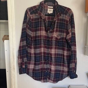 American Eagle Outfitters Multicolor Plaid Shirt
